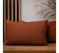 Set di 2 federe cuscini divano 40x60 cm Rame quadrato - in tessuto di ciniglia, con cerniera - federa cuscino 40x60 decorative per divano, soggiorno, camera da letto, ufficio