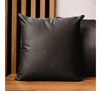 Set di 2 federe cuscini divano 55x55 cm marrone quadrato - in tessuto velluto, con cerniera - federa cuscino 55x55 decorative per divano, soggiorno, camera da letto