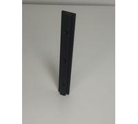 Set di 2 feltrini per profilo, scanalatura 6, tipo B, 150 mm, nero/con foro/per profili in alluminio, tipo B, scanalatura 6, 20 x 20 mm