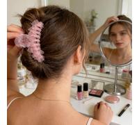 Set di 2 fermagli per capelli da donna, in rete di squalo, spessi e sottili, accessori per lo styling dei capelli, per uso quotidiano, ufficio, viaggi