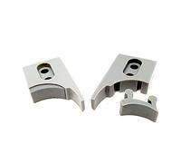 Set di 2 fermi in gomma di plastica per porta della doccia/bagno, parte superiore e inferiore, destra e sinistra, K005