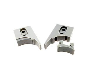 Set di 2 fermi in gomma di plastica per porta della doccia/bagno, parte superiore e inferiore, destra e sinistra, K005