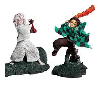 Set Di 2 Figure Banpresto Demon Slayer Combattimento Tanjiro Kamado Rui