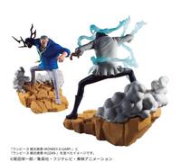 Set Di 2 Figure Banpresto Senkou Zekkei One Piece Kuzan & MONKEY.D.GARP Giappone