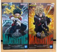 Set di 2 figure My Hero Academia MAXIMATIC Izuku Midoriya II e Katsuki Bakugo II