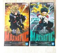 Set di 2 figure My Hero Academia MAXIMATIC Izuku Midoriya II e Katsuki Bakugo II