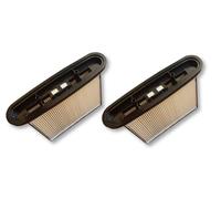Set di 2 filtri a pieghe, lavabili Kallefornia K749, adatti per Starmix ISP iPulse ARDL-14