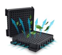 Set di 2 filtri ai carboni attivi per Liebherr Frigorifero 909698900, 988242900, 988246000 - Ricambio Fresh Air Filter, Neutralizzatore di odori, Filtro dell'aria per Frigorifero congelatore, Nero