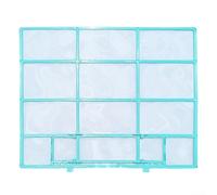 Set di 2 filtri per condizionatore d'aria, schermo da appendere per unità interna per prevenire l'accumulo di polvere sulla bobina dell'evaporatore CA (34,5 x 27,5)