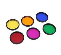 Set di 2 Filtri per Oculare Telescopico in 6 Colori, Filtri Nebulosi e Lunari M48x0,75 Mm Migliore Osservazione Planetaria