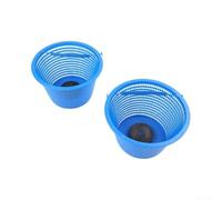 Set di 2 filtri per skimmer per piscina Hayward SPX1070E per Pentair per Aladdin B-9, design integrato del peso, blocca il galleggiamento, cattura detriti per spa e piscina (blu)
