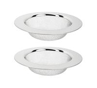 Set di 2 Filtro Lavello Cucina in Acciaio Inossidabile, Cucina Sink Strainer da 7,5 cm, Crivello Anti-Detriti, Passoire Anti-Ostruzione per Lavello, Lavabi, Doccia e Vasca