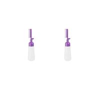 Set di 2 flaconi applicatori a pettine per colorare i capelli, dispenser per tintura, per salone di bellezza, viola, 22,5 x 6 x 4,5 cm