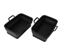 Set di 2 fodere in silicone per vaschette d'aria, accessori per cestelli in silicone