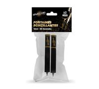 Set di 2 fontane luminose e scintillanti, 60 secondi, candele per torte di compleanno e bottiglie di champagne, consegna 24 - 48 ore - SPARKLERS CLUB