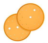 Set di 2 fori di drenaggio per vasi da fiori per promuovere un ambiente più sano delle radici ottimizzando il flusso d'acqua e riducendo la massa del suolo (giallo)