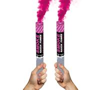 Set di 2 fumigeni a mano ± 120 secondi rosa - Trigger a stoppino - fumigeni colorati da tenere in mano - Categoria F1 - ZENDA CLUB®