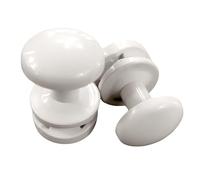 Set di 2 ganci per asciugamani bianchi per termosifone, coppia di ganci per termosifone, asciugamani (bianco)
