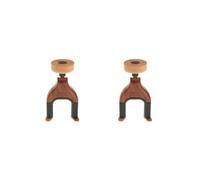 Set di 2 ganci per chitarra da parete per chitarra, con serratura di sicurezza in palissandro