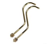 Set di 2 ganci resistenti per stecche da biliardo, con supporto su rotaia, per riporre la stecca da biliardo in posizione