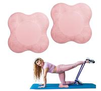 Set di 2 ginocchiere per yoga, antiscivolo, per pilates, 20 x 20 cm, supporto per ginocchia, mani, polsi e gomiti per yoga, fitness, pilates