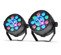 Set di 2 Giochi di luce 2in1 - MINI PAR + Dome ASTRO LED RGB DMX - AYDENE