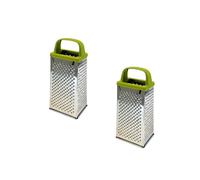 Set di 2 grattugie per formaggio e verdure a 4 lati - FACKELMANN - Gamma Zero