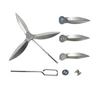 Set di 2 Griglie da Weber 7444 22-1/2 Pollici One Touch Sistema di Pulizia Kit per Weber 7444 per griglia a Carbone/bollitore Parti di Ricambio 7444