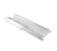 Set di 2 griglie per pensili in acciaio inox con supporto di cm 56