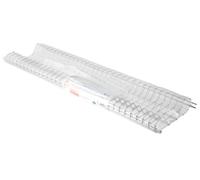 Set di 2 griglie per pensili in acciaio inox con supporto di cm 86