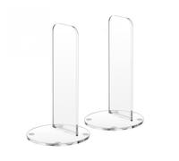 Set di 2 guanti da boxe in acrilico, 10,5 x 10,5 x 18,5 cm, 260 g, supporto verticale trasparente per guantoni da boxe, palestra, ufficio, casa, scrivania, baseball, accessorio softball