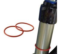 Set di 2 guarnizioni ad anello per forcella anteriore della bici, per forcelle da 32 mm, adatte per Fox Rockshox e Manitou, costruzione in gomma