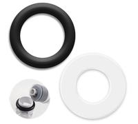 Set di 2 guarnizioni cisterna per Geberit, guarnizioni campane e base anti-perdite Ø63x32 mm e Ø68x46 mm, compatibile con valvole di scarico 816.418.00.1 818.109 240.282.00.1 890.615