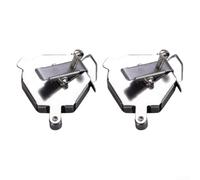 Set di 2 guide magnetiche per bordi, progettate per la manipolazione senza sforzo del tessuto nel cucito (argento)