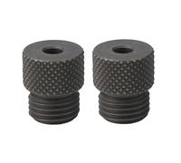 Set di 2 guide per trapano per la lavorazione del legno con dima autocentrante e base filettata da 1,5 per un posizionamento sicuro delle punte (2 pezzi da 5 mm)