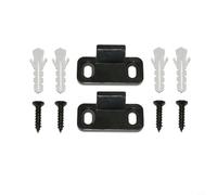 Set di 2 guide scorrevoli per pavimento per porta scorrevole in ABS resistente, guida inferiore per armadio, montaggio a pavimento, per scorrevoli, compatibili con singole o doppie