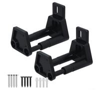 Set di 2 guide scorrevoli per porta da fienile con larghezza completamente regolabile, progettate per un movimento stabile della porta e protezione contro l'usura del pavimento in varie impostazioni