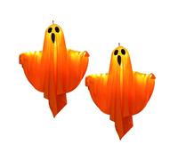 Set Di 2 Halloween Spectre Luce LED Galleggiante Spettro Per Emozionante Decorazione Cortile E Ambiente Festa Serale Haunting House Hangings