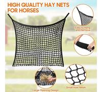 Set Di 2 Hays Borsa Cavallo Capra Tela Trasporto Riduce Rifiuti Alimentazione