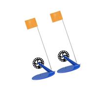 Set di 2 indicatori di direzione per pesca sul ghiaccio, con custodia per gli appassionati di inverno