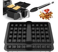 Set di 2 inserti per waffle in silicone per Ninja AF300EU AF400EU AF451EU AF500DE SL400EU piastra per waffle in silicone per friggitrici ad aria calda, accessori per friggitrice ad aria calda belga (A