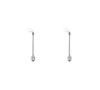 Set di 2 interruttori galleggianti in acciaio inox ad alte prestazioni per serbatoio liquido sensore di livello dell'acqua 200 mm, argento