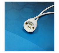 Set di 2 lampade al sodio HID GX10 GX8.5, supporto lampada in ceramica per lampada ad alogenuri metallici GN-402A-GX10(GX8.5 ad alta tensione in silicone wire 30 cm)