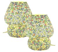 Set Di 2 Lampade Da Tavolo Boho Lampada Da Notte Lampada A Mosaico