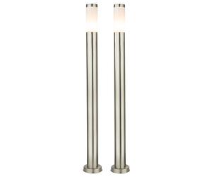 Set di 2 lampade da terra per esterni con cambia colore lampada da giardino Lampada da terra per esterni a LED RGB Lampada da terra per esterni, LED bianco caldo dimmerabile, 12,7x110 cm, giardino est