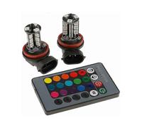 Set di 2 lampadine fendinebbia RGB H8/H11 con telecomando