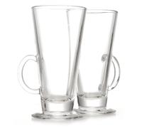 Set Di 2 Latte Vetro - Irlandese Caffè/Cioccolata Calda Tazza/Mug Coppia