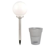 Set di 2 LED Solar Plug Lampada da giardino Terrazze Decorazione esterna Flower Pot Stand Lampada bianca