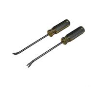 Set di 2 levapunti e leva-puntine con leva, testa riscaldata a 45° a forma di V, per chiodi, cromate, graffette a manovella Vana