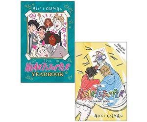 Set di 2 libri della collezione Alice Oseman (L'annuario Heartstopper [copertina rigida] e il libro da colorare ufficiale Heartstopper)